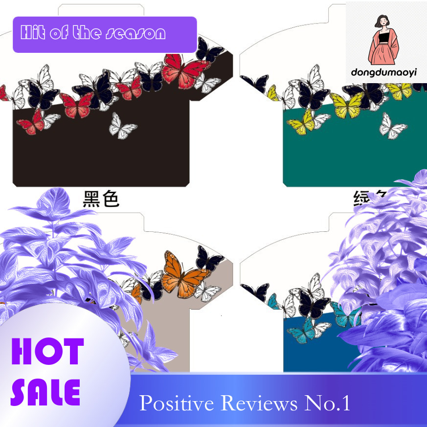 dongdumaoyi Small Single Women's Miyake Corn - Colorful Fold Fashion T-shirt Label Set