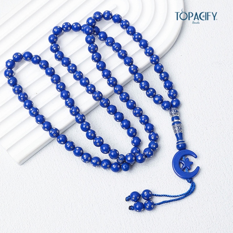Prayer Tisbiha 99 handmade Arabic prayer beads Muslim jewelry