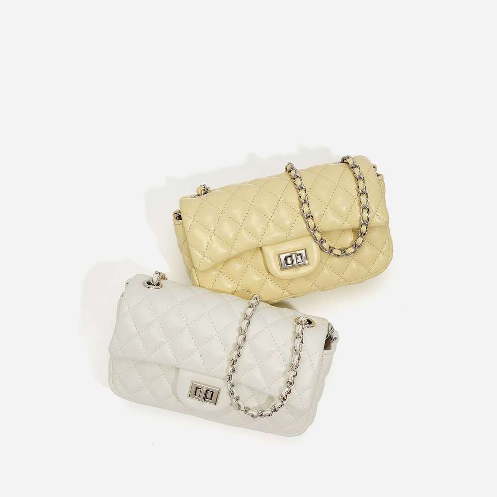 Designer handbagsLingge Embroidery Thread For Women 2025 New Versatile Cross Armpit Single Shoulder Small Square Chain Bag