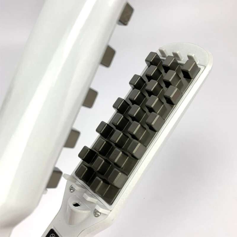 Ceramic 3D Grid Crimper Professional Volumizing Curling Corn Perm Fluffy Splint Flat Iron Hair Styling Tools