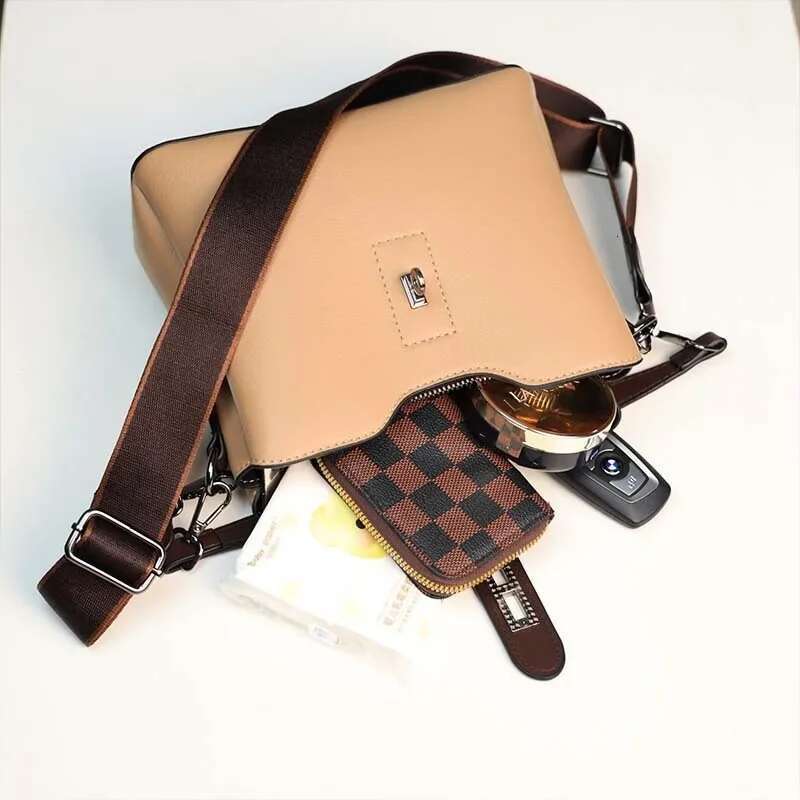 New Simple And Versatile Bucket Light High-End Shoulder Women's Bag Bags For Women Handbag