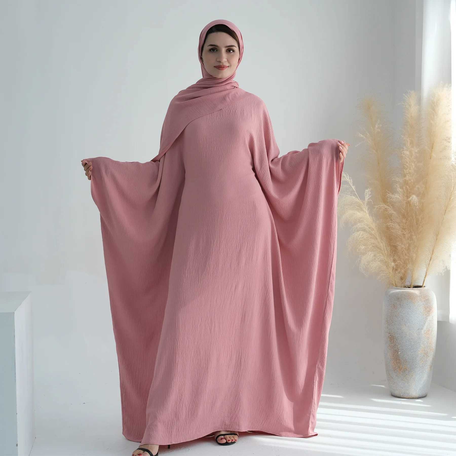 Eid Hijab Muslim Dress Prayer Garment Islamic Women Clothing Saudi Arabic Robe Turkey Kaftan Dubai Abaya Ramadan Djellaba Abayas X250514