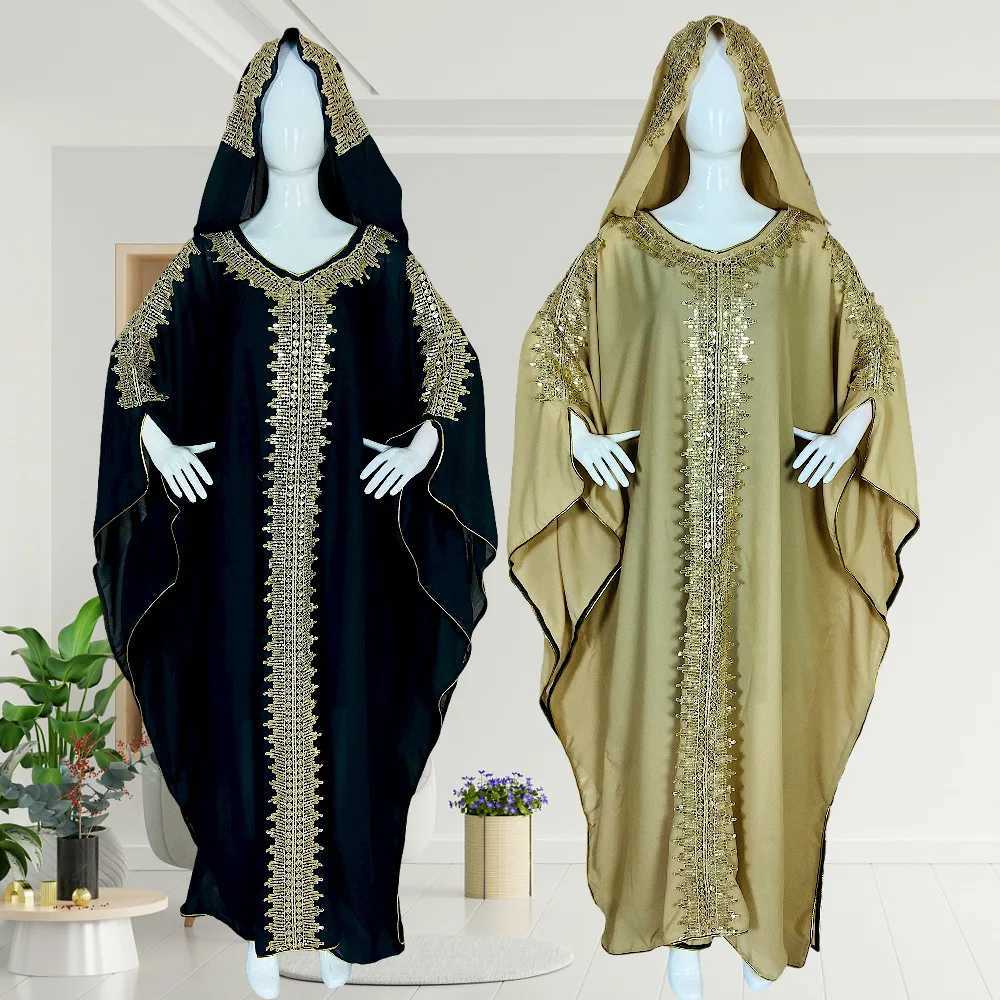 Eid Hooded Abaya Women Muslim Boubou Djellaba Long Maxi Dress Turkey Dubai African Kaftan Islam Morocco Caftan Jalabiya Clothing X250514