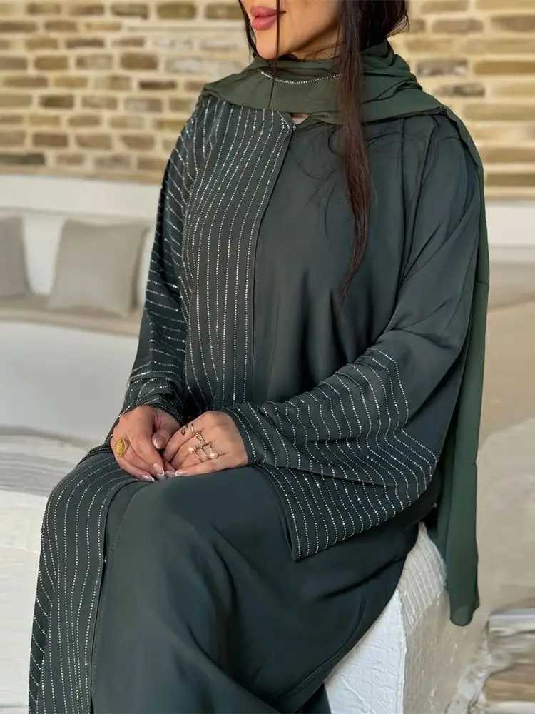 Ramadan Eid Ka Muslim Abaya Damen Dubai Long Dresses For Women Robe Djellaba Caftan Marocain Femme Musulmane Kaftan Vestidos X250514