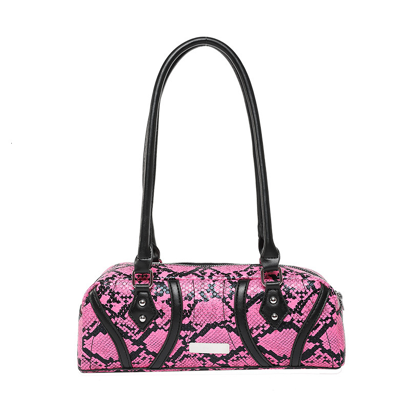 Designer Pack Internet Celebrity Armpit New Fashionable Snake Pattern Personalized Handbag For Women Large Capacity Single Shoulder Pillow Bag Free Sh