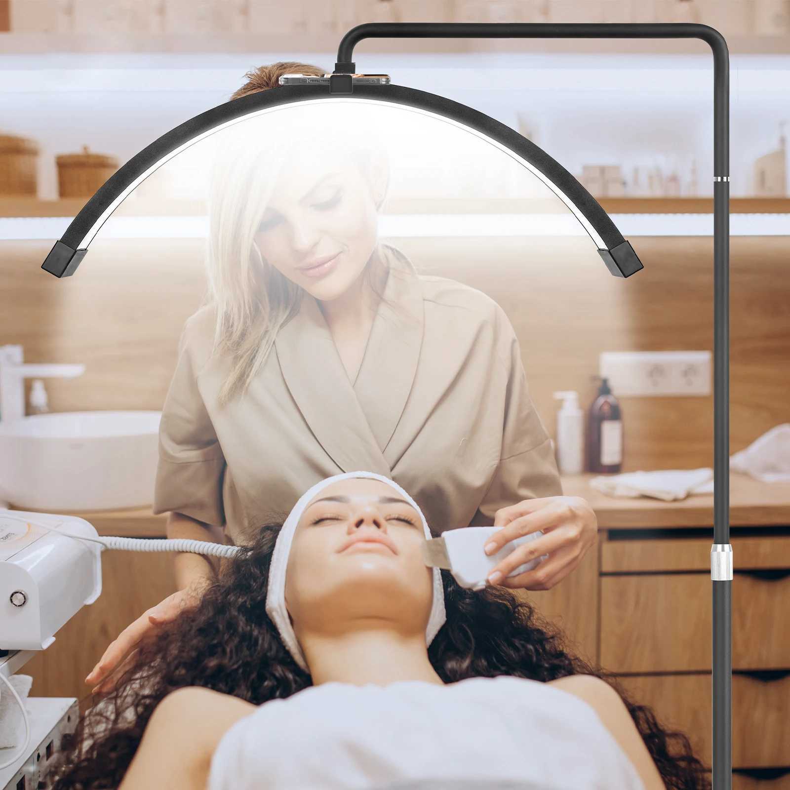 Fosoto FT-Y9II 40W Half Moon Lamp Video Ring Lash Light For Beauty Facials Salon Tatoo Live Stream Photography Photo TikTok X250514
