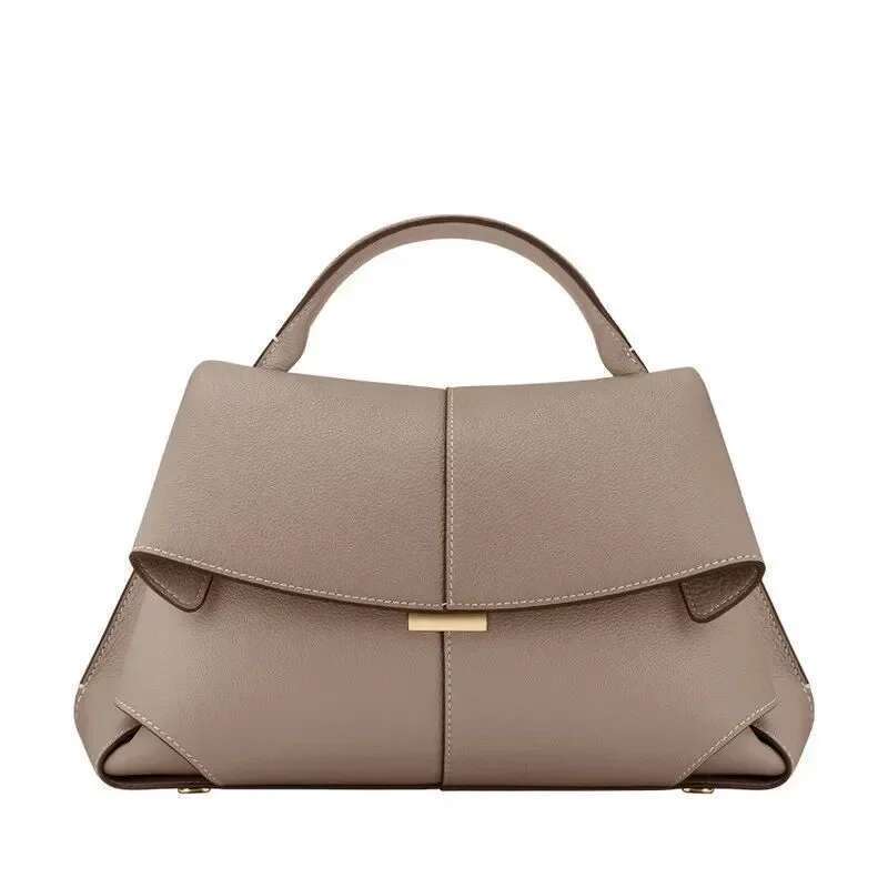 Women's Handbag Large Capacity Solid Color Casual Trend Dumpling Brand Design Fashion Leather Shoulder Crossbody Bag
