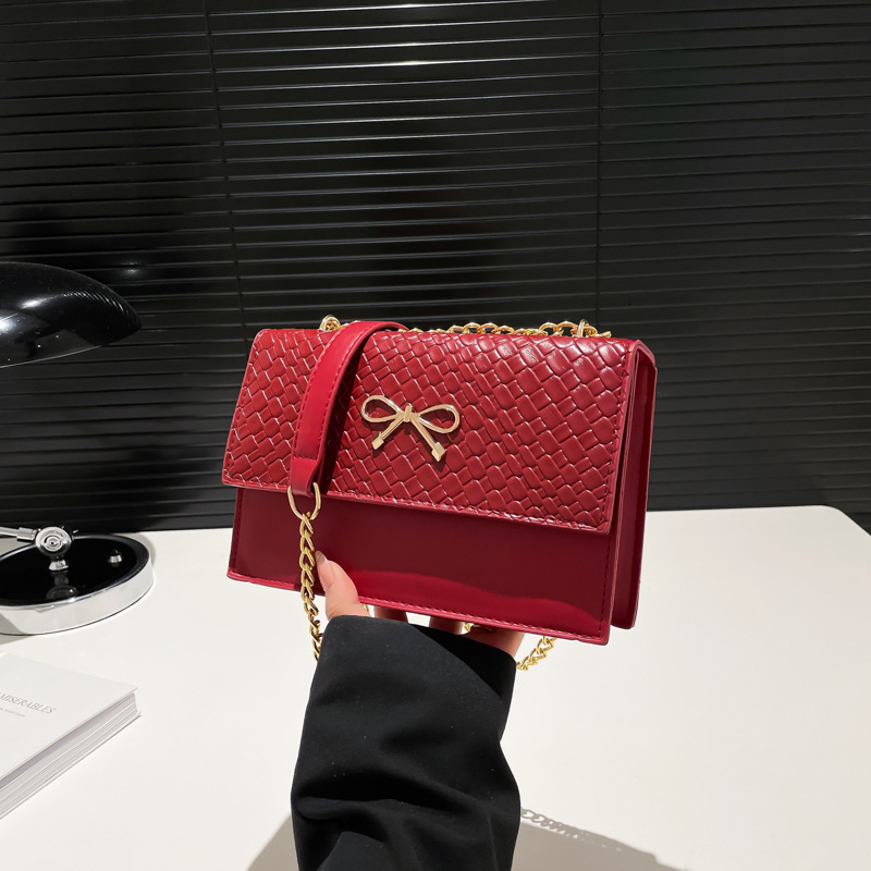 Sweet And Fresh Bow New Luxury Bag Free Delivery Designer Bag Handbag For Women 2025 New Trend Korean Armpit Crossbody Chain Shoulder Bag