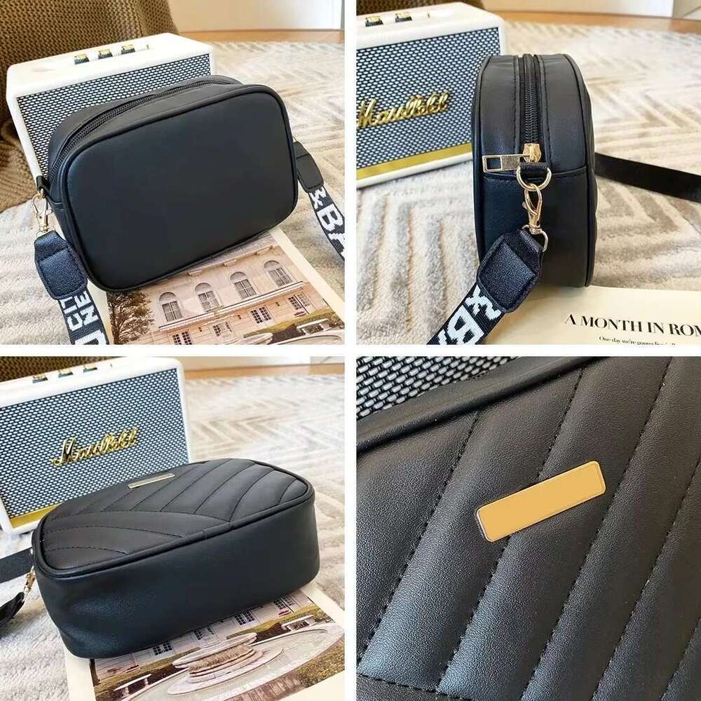 Small Fashion Women's Crossbody Bag PU Leather Zipper Handbag Designer Messenger Summer Travel Purse for Female