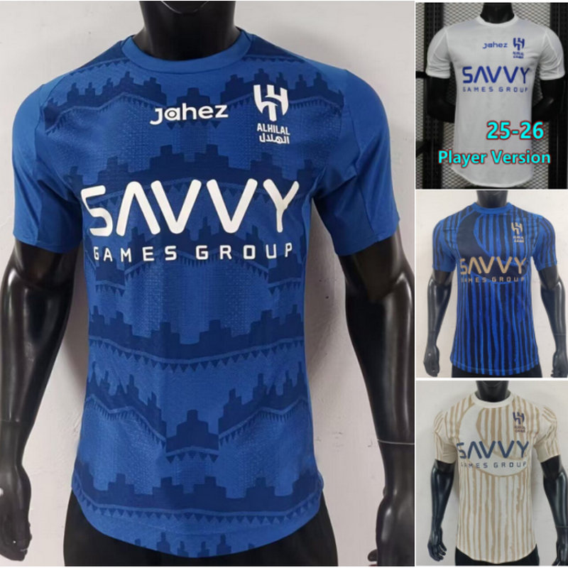 2025 2026 Al Hilal Saudi Soccer Jerseys #9 MITROVIC MALCOM IGHALO NEVES SERGEJ SALEM VIETTO KOULIBALY Football Shirt KANNO 25 26 Home away 3rd men maillots de futol