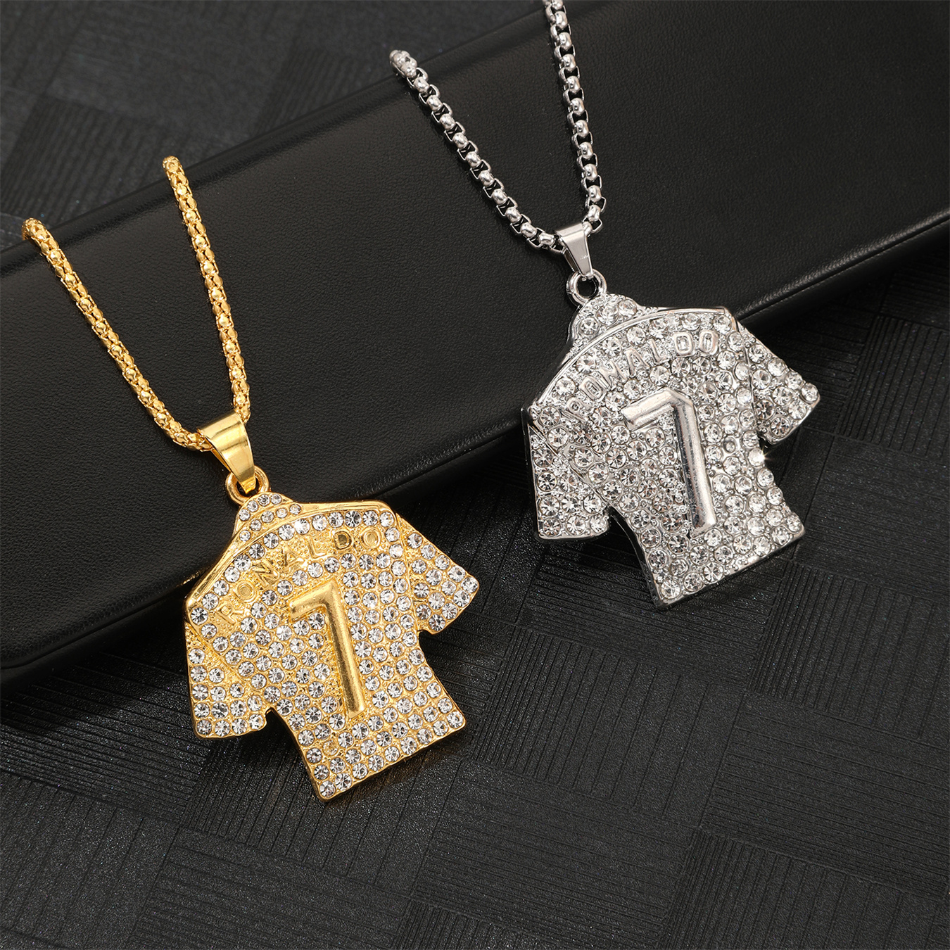 Number 7 Football Jersey Charm Cristiano Ronaldo Necklace