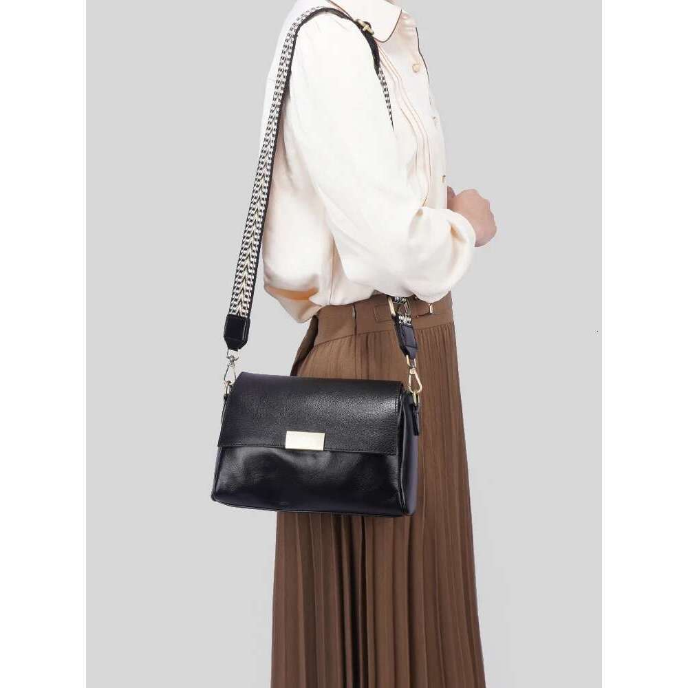Zency Genuine Leather Vintage Designer Handbag For Women Large Capacity Shoulder Brown Crossbody Flap Bag Zip Purse Sac