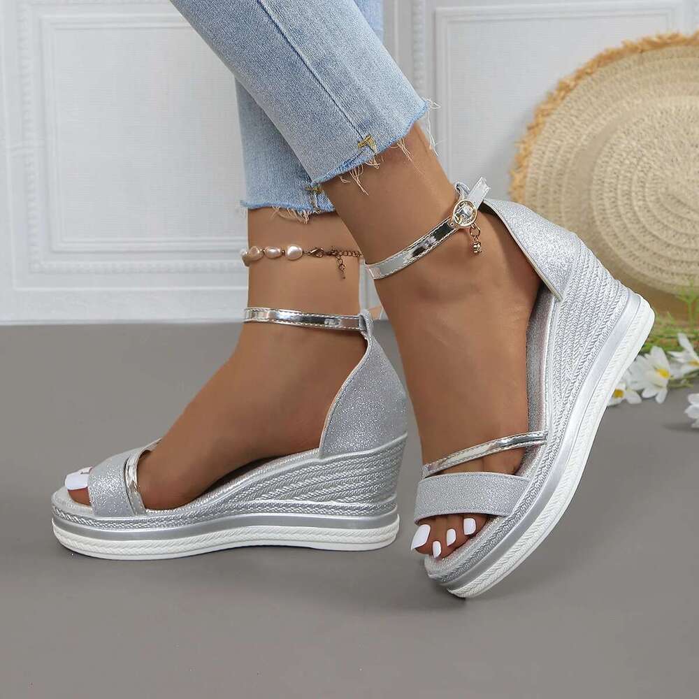 New Casual Platform High Heels Shoes for Wedges Fashion Summer Comfort Sexy Sandals Women