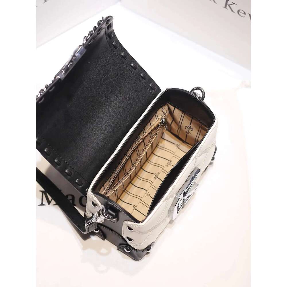 2025 New Fashion And Popular Square Handbag With Contrast Color Women's High Quality Leather Crossbody Bag For Evening Party