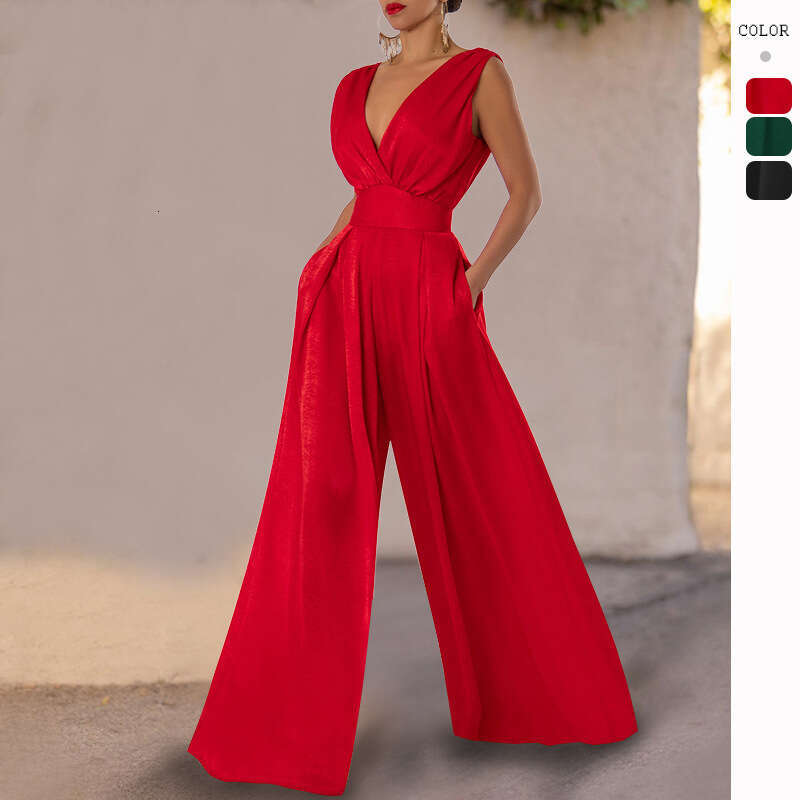 Wide Leg Sweatpants 2025 Fashion Summer New Slim Fit Jumpsuit High Waist Slimming Straight Wide Leg Pants for Women New Arrival Hot Style Printing Loo