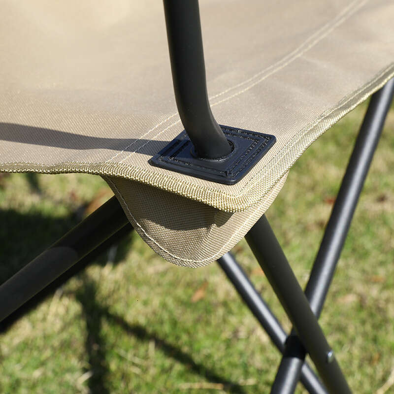 Outdoor backrest outdoor leisure folding chair, multifunctional barbecue camping fishing portable chair