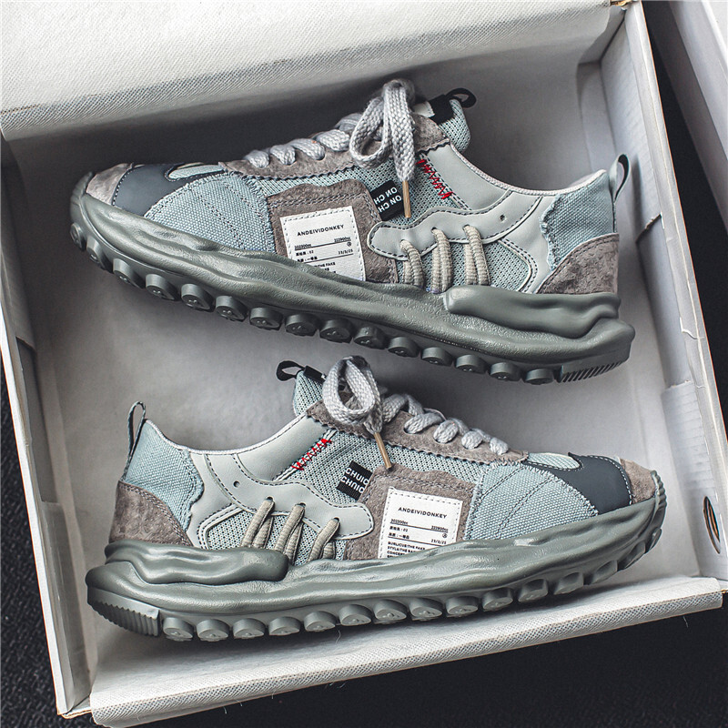 Summer New Thick Soled Tall Dad Wear Resistant Mesh Anti Slip Men S Breathable Sports Canvas Casual Shoes Shoes Ddmysaturn