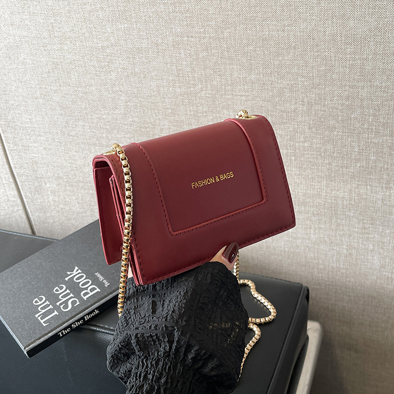 Free Delivery Designer Bag Fresh Square Simple Fashionable Compact And Small Chain Niche Single Shoulder Armpit Commuting Versatile Luxury Bag