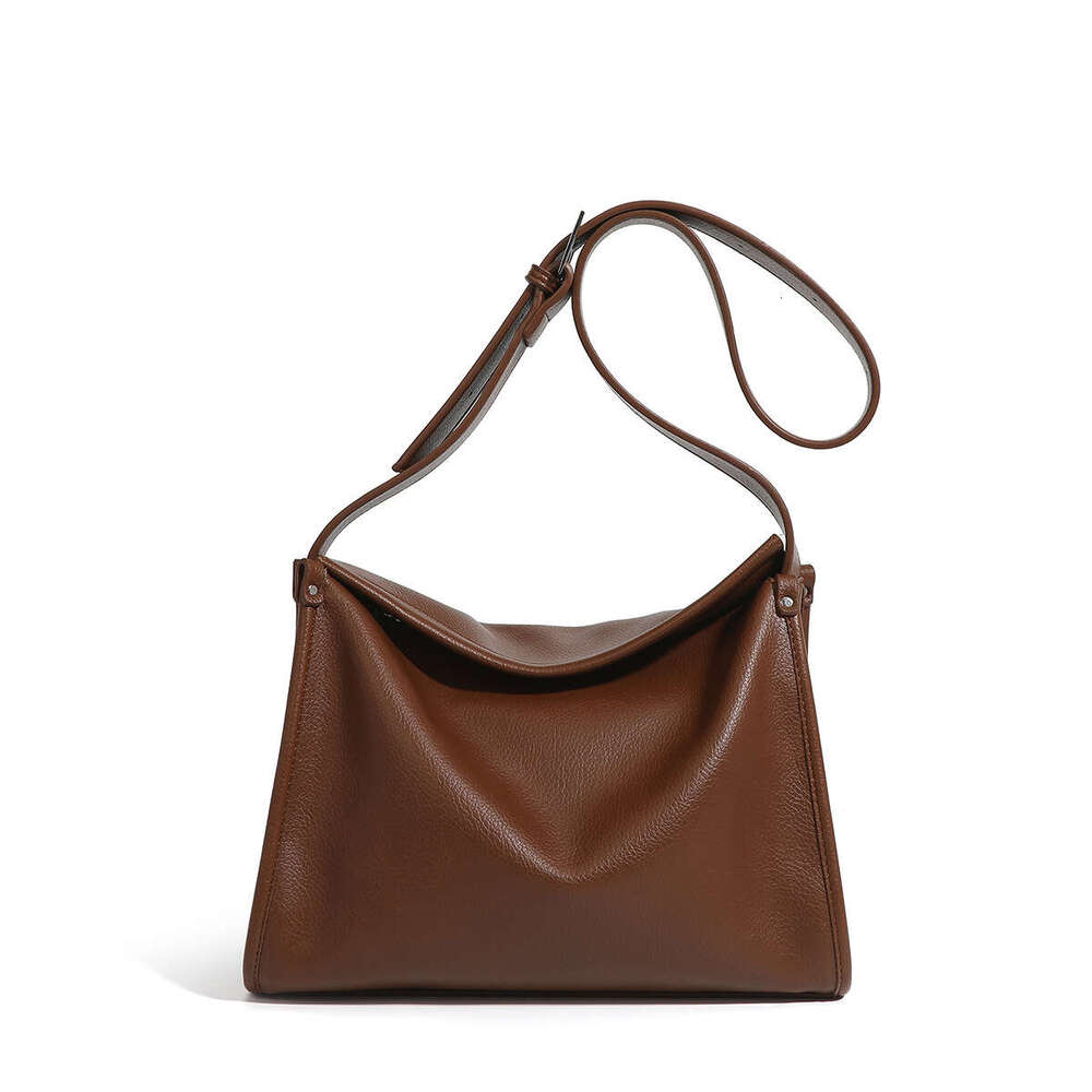 Women's Bags Designer Soft Leather Large Capacity Tote For Women 2023 New Versatile Daily Commuting Shoulder Bag, Extremely Simple Style Crossbod