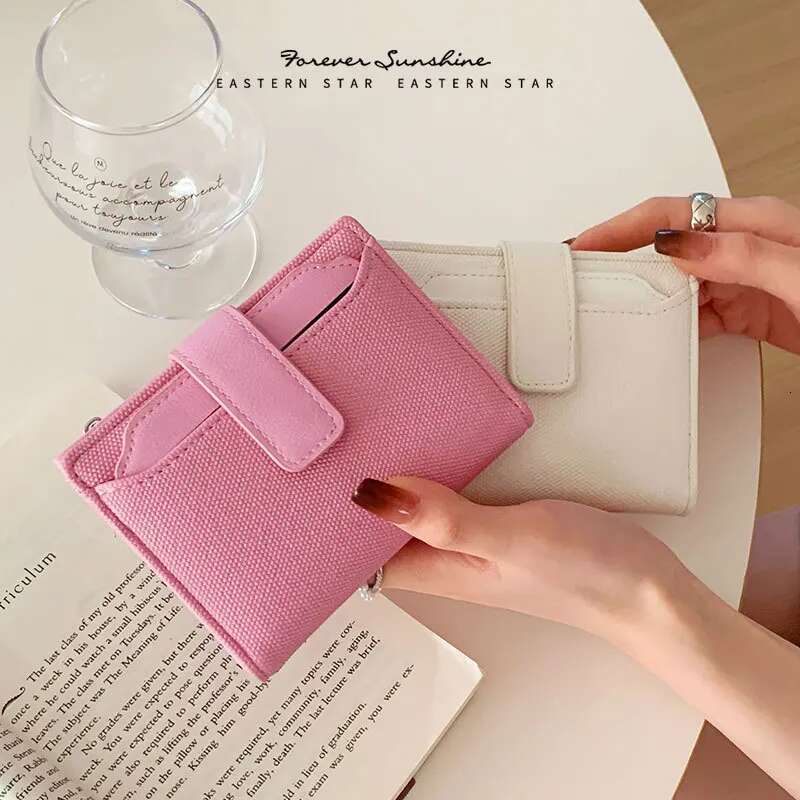 New Women's Wallets Female PU Leather Ladies Short Zipper & Hasp Purses Large Capacity Money Bag Solid Coin Card Holders
