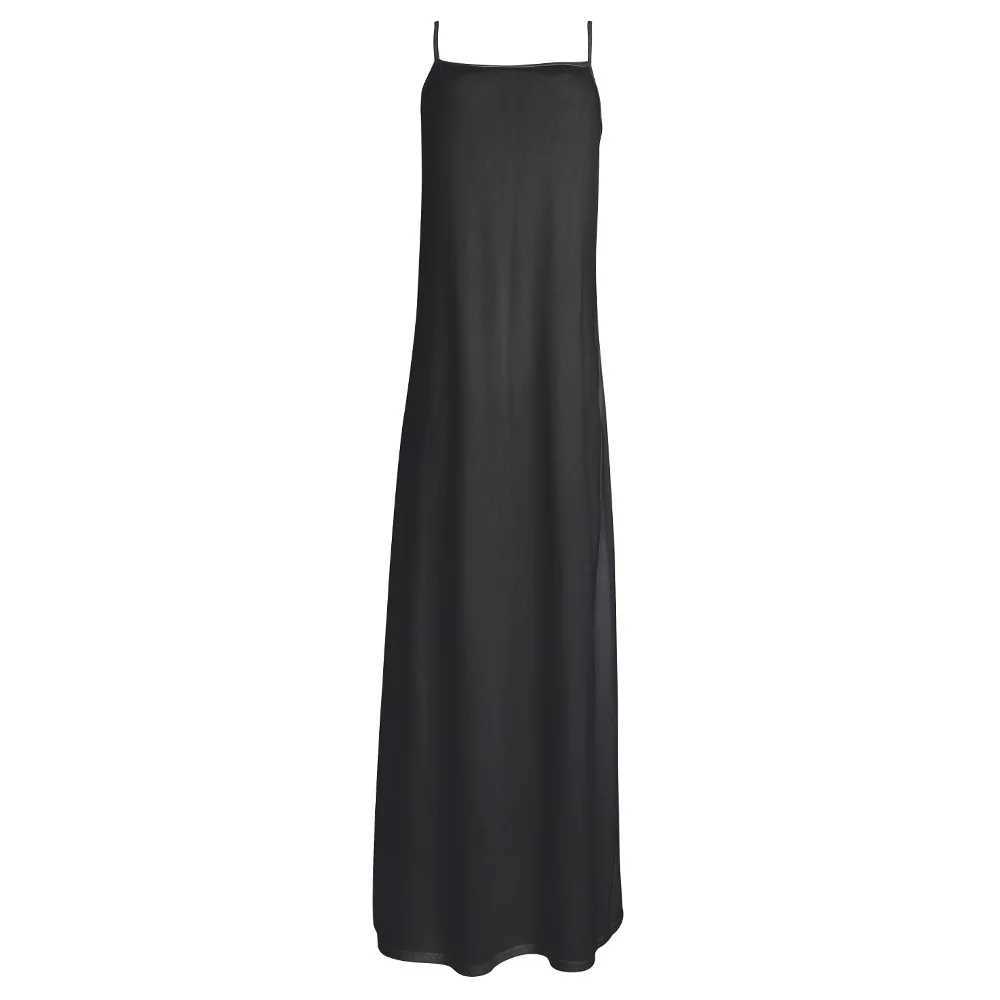 Ramadan Under Abaya Inner Dress Muslim Plain White Slveless Slip Dresses Women X250514