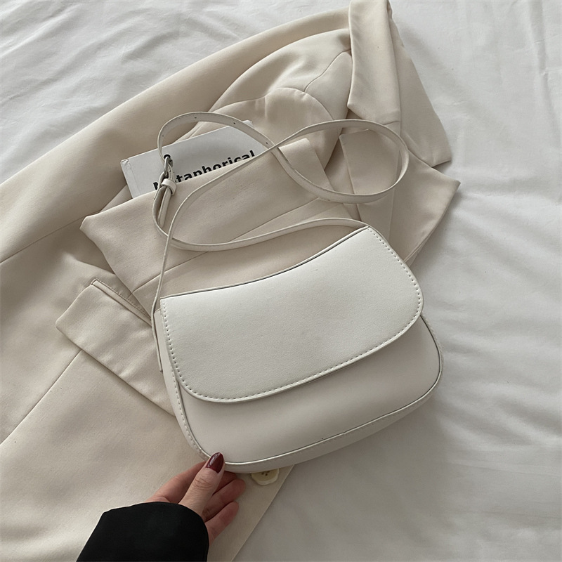 Luxury Bag Ladies' Solid Color Single Shoulder Crossbody New Free Delivery Designer Bag 2025 Spring And Summer Niche Design Versatile Ins Trendy 