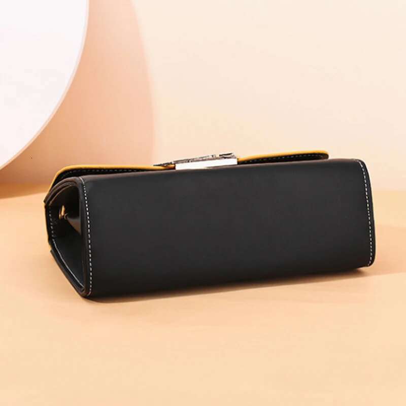 Contrast Color Fashion Crossbody Women PU Leather Shoulder Casual Messenger Designer Small Square Bag Bolso