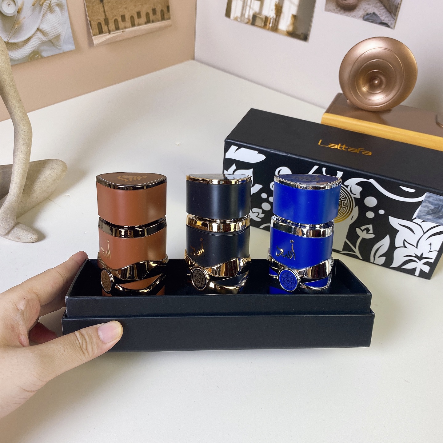 Yara Perfumes 30ml 3piece Set Gift Box Bourbon Zanzibar Fragrance Men Women Eau De Long Lasting Smell EDP Cologne Kit 3pcs Middle East Arabia Rose Spr