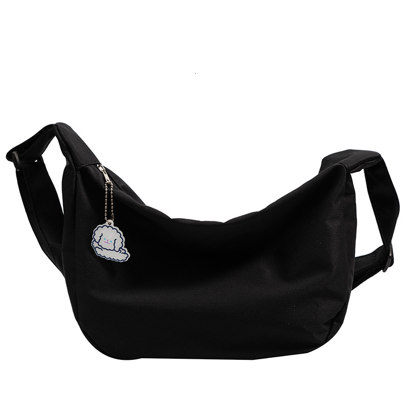 Free Delivery Designer Bag 2025 Chic Girls Solid Color Soft Girl Shoulder Bag Korean Version Chaoins Simple Crossbody Dumpling Bun Luxury Bag