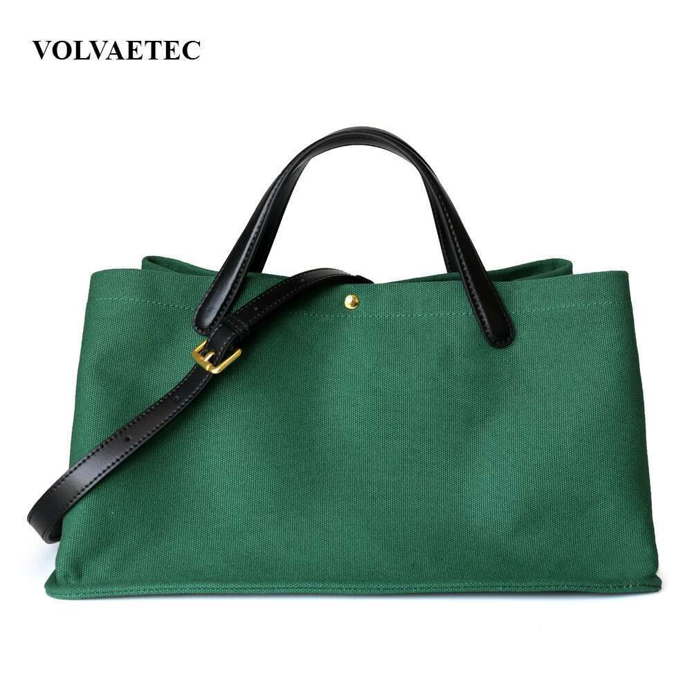 VOAETEC New Leather French Minimalist Niche Premium Sense Casual Versatile Large Capacity Commuter Messenger Tote Bag