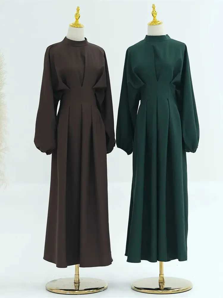 Ramadan White Dubai Linen Abaya Dresses Islamic Clothing For Women Turkey Arabic Muslim Dress Robe Musulmane Femme Vestidos X250514