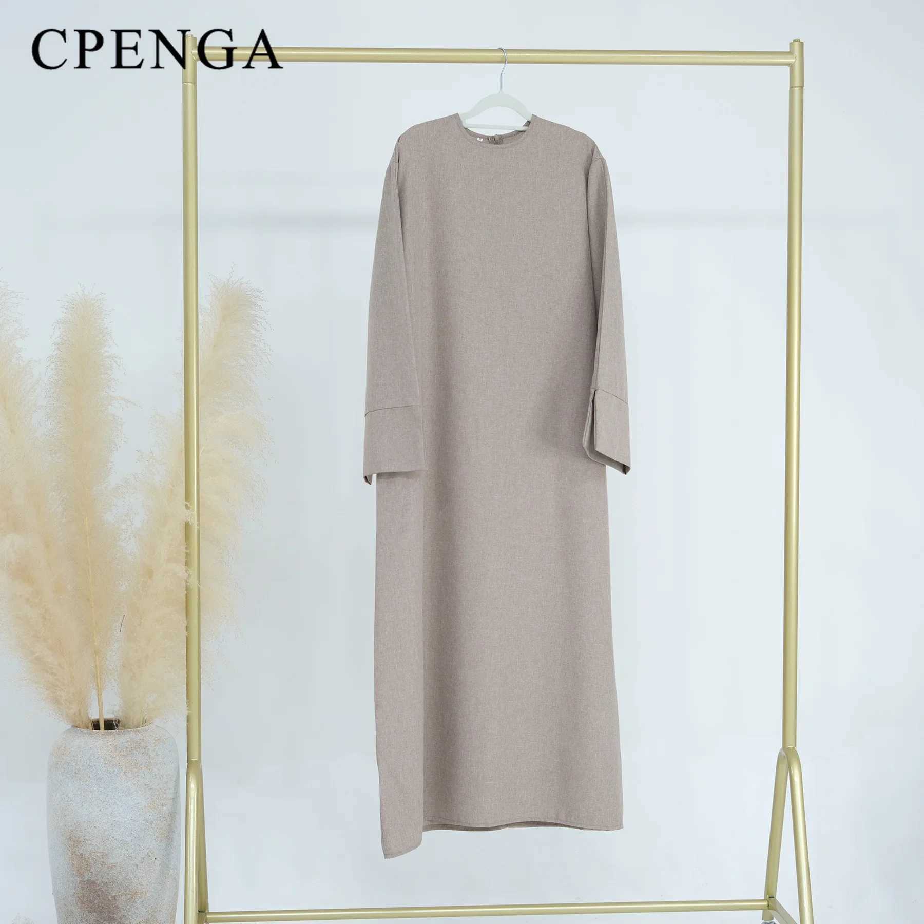 2024 Saudi Arabia Women Elegant Modest Cardigan Ramdan Dubai Kimono Abaya Dress Luxury Islam Church Turkey Linen Open Robe X250514