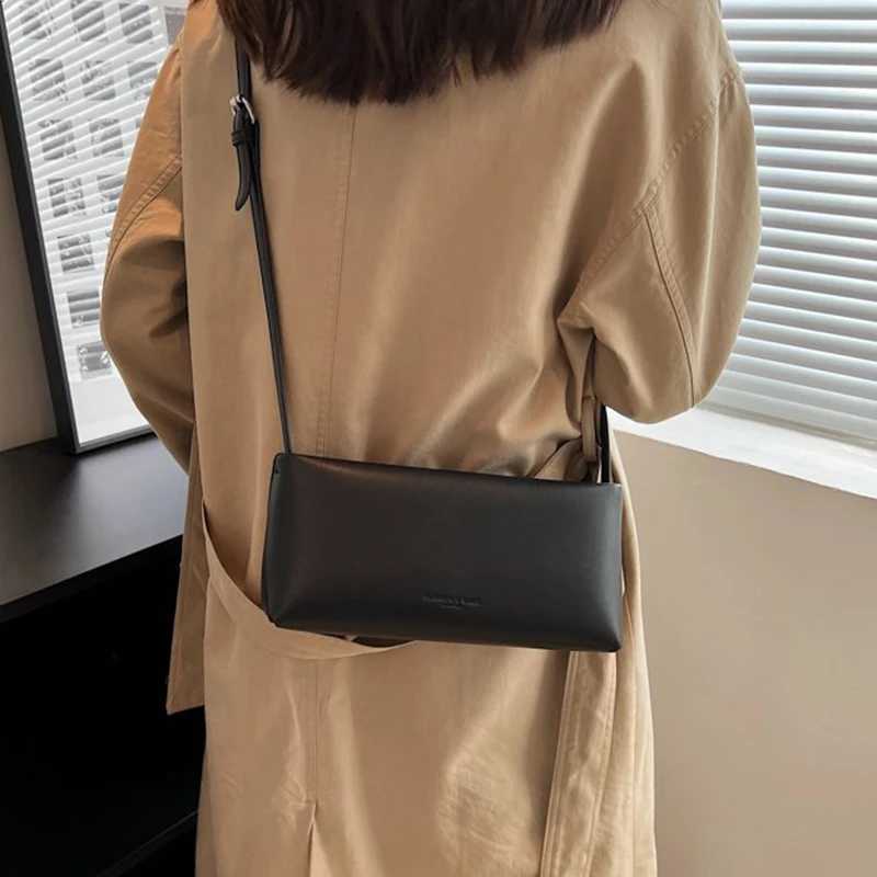 Simple Design Wens Handbag Solid Color Zipper Crossbody Bag Womens Casual Shoder Bags Ladies Purse Womens Bag Z250514