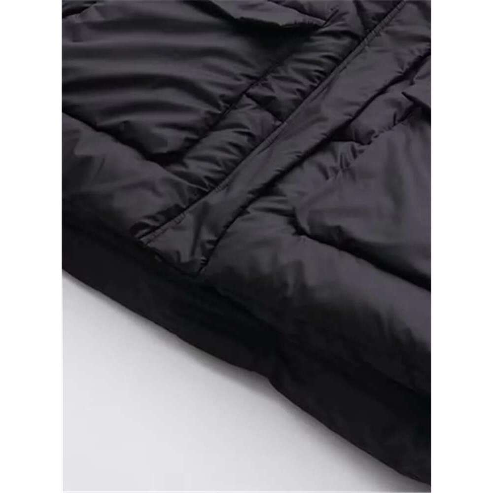 Plus Women's Clothing Winter Jackets Hooded Long Sleeves Thickened Cotton Interlayer Inside Large Size 5XL Keep Warm Coat