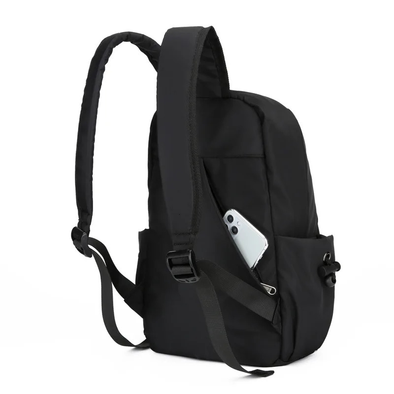 Mini Mens Backpack Fashion Small Black Shoulder School Bag for Man Canvas ner Waterproof Sports Travel Male Backpacks 250514