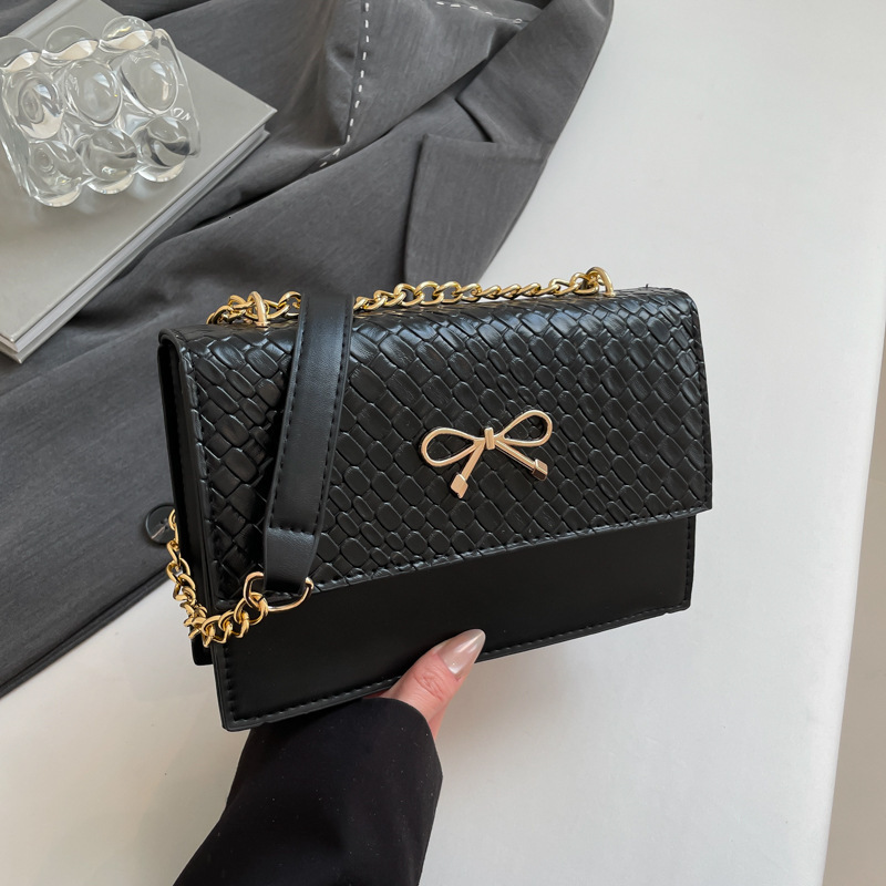 Sweet And Fresh Bow New Luxury Bag Free Delivery Designer Bag Handbag For Women 2025 New Trend Korean Armpit Crossbody Chain Shoulder Bag