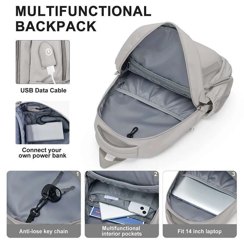 Laptop Women, Anti Theft Work 14 Inch, School Backpack Nurse Backpack, Bookbag For Teenage Girls Boys