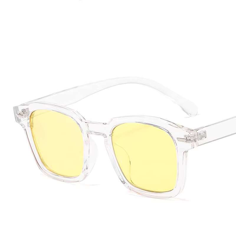 New Release Logo Fashionable Design Square Unisex Sunglasses for Men and Women