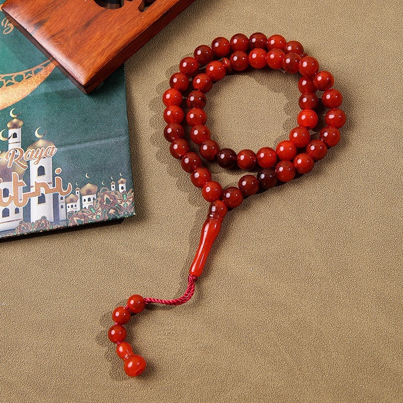 Colorful acrylic Islamic jewelry, Arabic bracelets, Muslim prayer and worship beads, jewelry