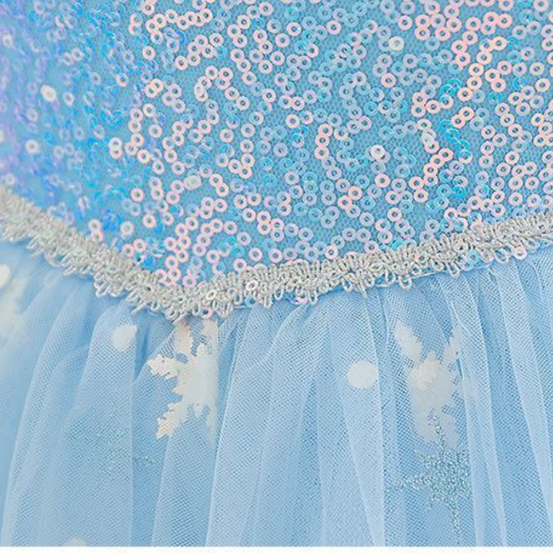 DISNEY kids designer dress Frozen Elsa princess baby girls summer baby skirt puffy cotton children formal dress.