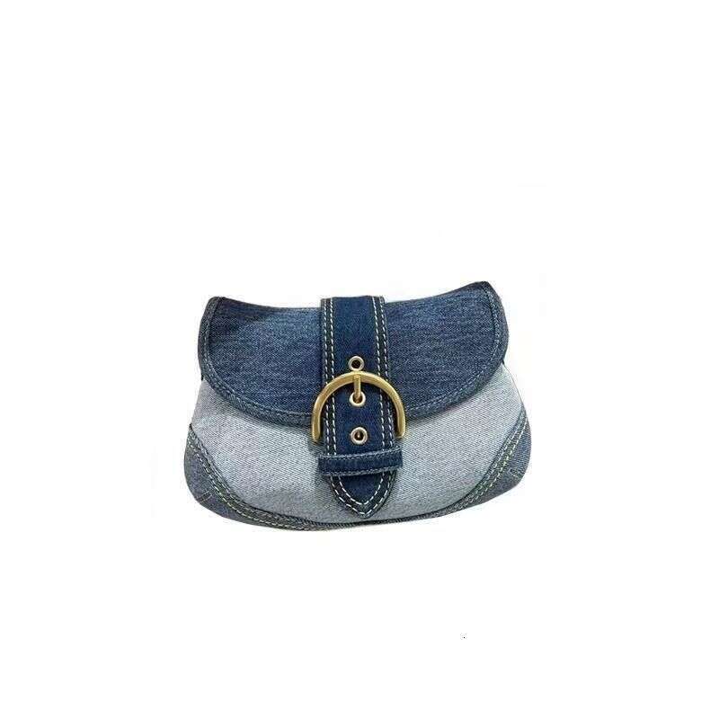 Cowboy Underarm Women's 2025 Spring/Summer New Style Advanced Splicing Canvas Pea Bag Single Shoulder French Stick Bag