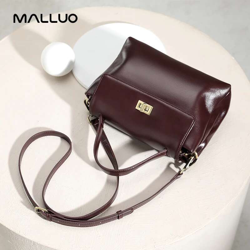 Cowhide Genuine Tote Bag for Women Soft Natural Cow Leather Fashion Crossbody Bags Female Shoulder Handbag Lady