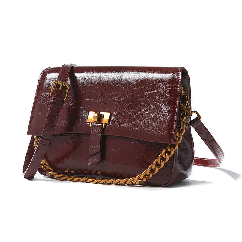 Premium Leather Women's 2025 New Crossbody Postman Armpit Fashionable Large Capacity Single Shoulder Versatile Small Bag