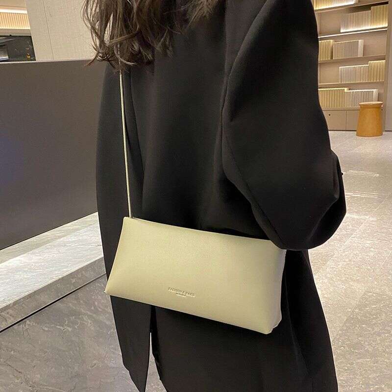 French stick armpit high-end niche design shoulder bag versatile simple square handbag fashionable and trendy women's bag