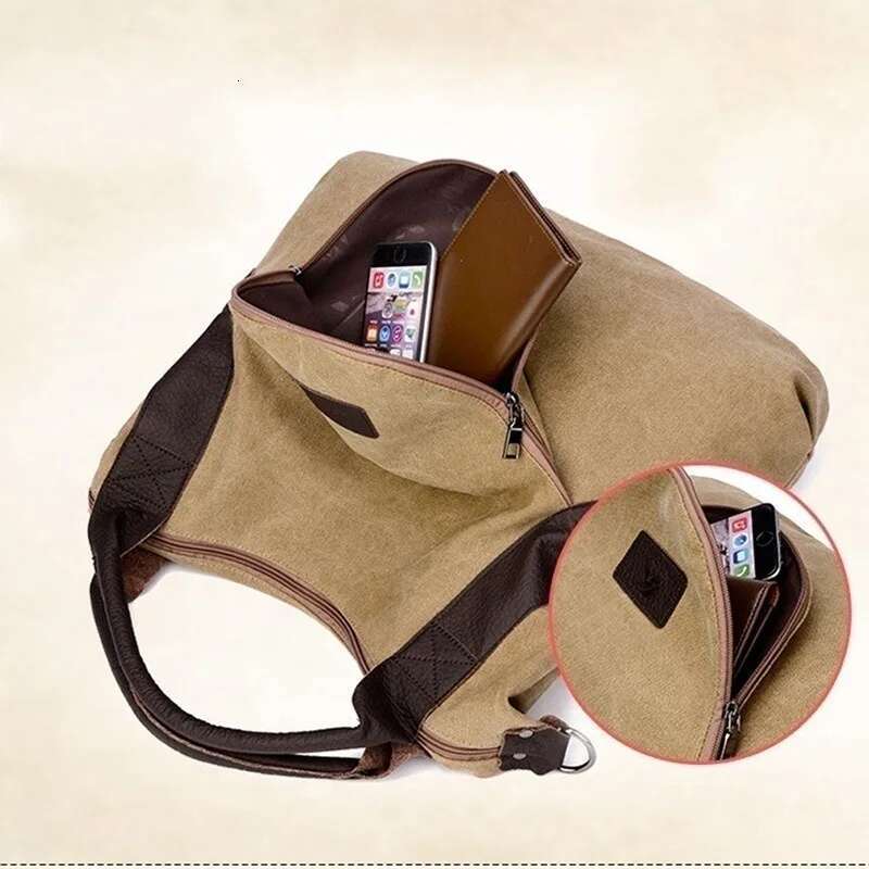 Womens Shoulder Large Handbag Women Canvas Travel Bags Crossbody Overnight Bag