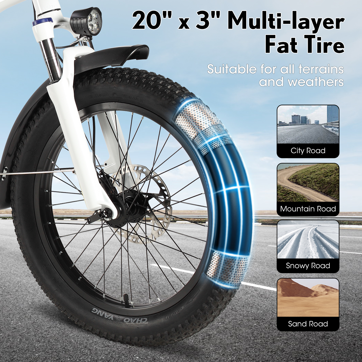 EU Direct TRAVELLER Cargo bike 20inch 750W Motor Electric Bicycle with Removable 48V Single battery 17.5AN OR Dual battery 35AH Lithium-Ion Battery Ad