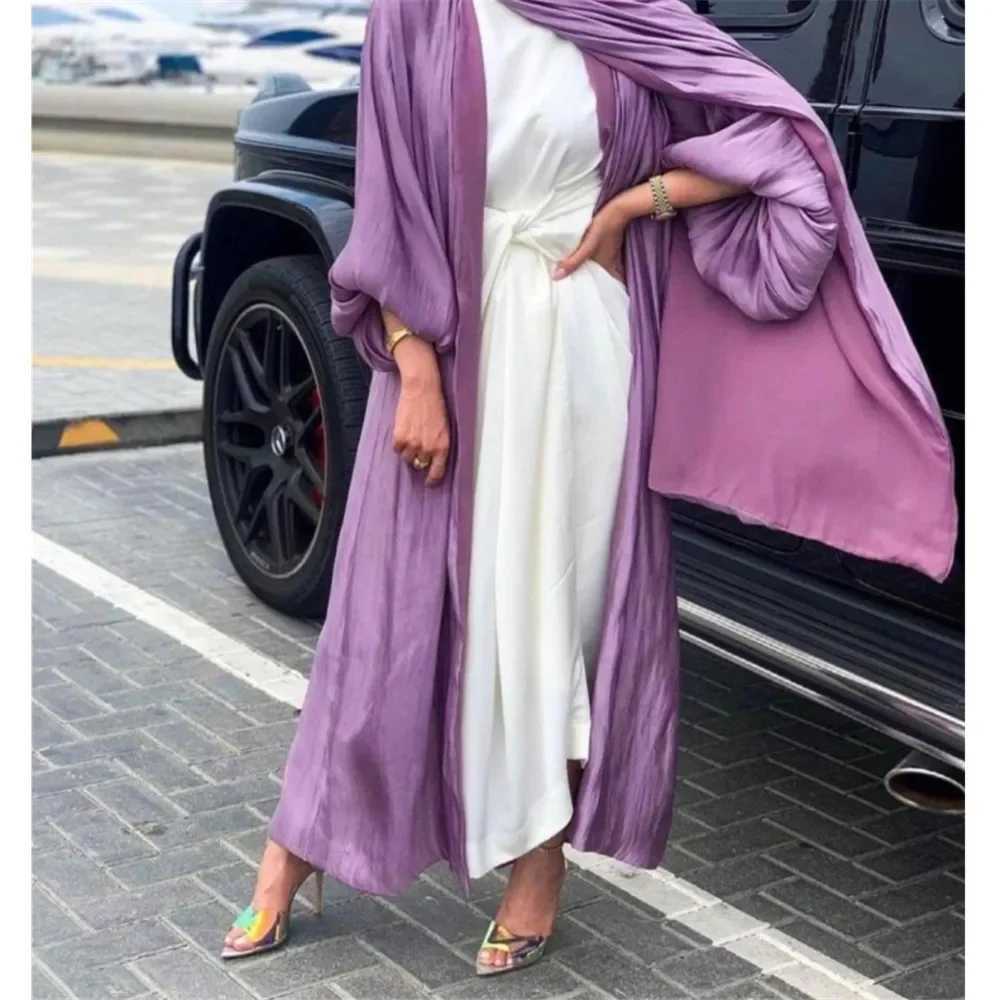 Eid Mubarak Ramadan Dubai Open Abaya Women Muslim Long Cardigan Maxi Dress Kimono Kaftan Islamic Clothing Turkey Gown Jalabiya X250514