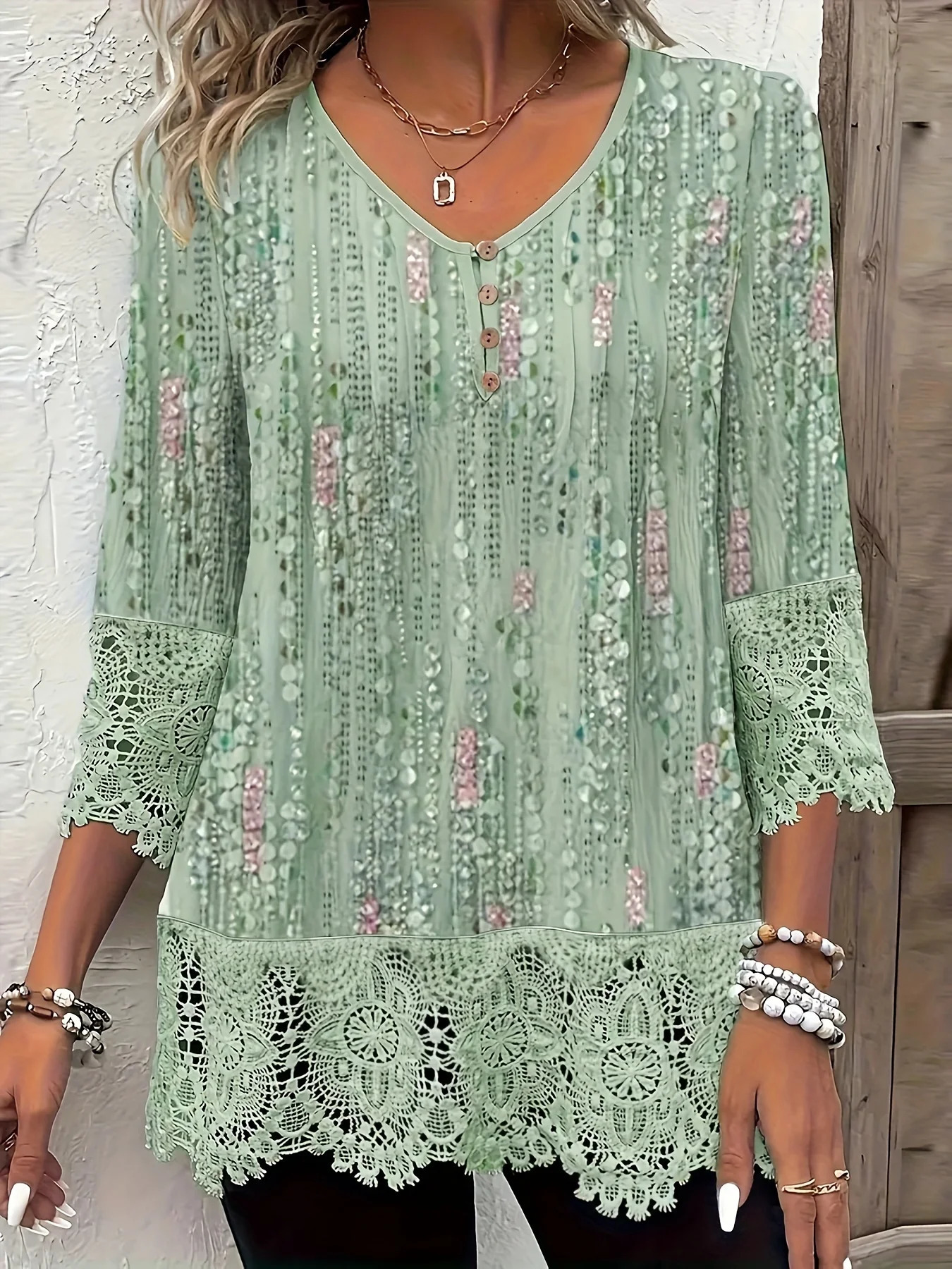 Plus Size Elegant Casual Woman TShirt Fashion Loose Temperament Long sleeve Holiday Weekend 250514