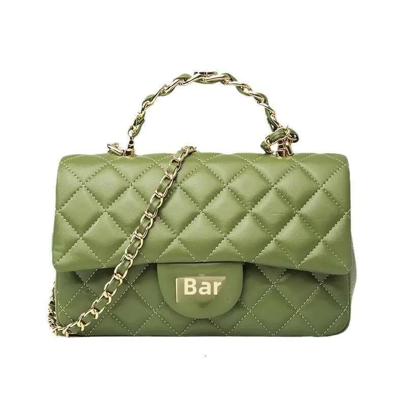 Fashionable Top Layer Cow Leather Women's Bag Tweed Style Shoulder Crossbody Handbag Polyester Lining Interior Partition