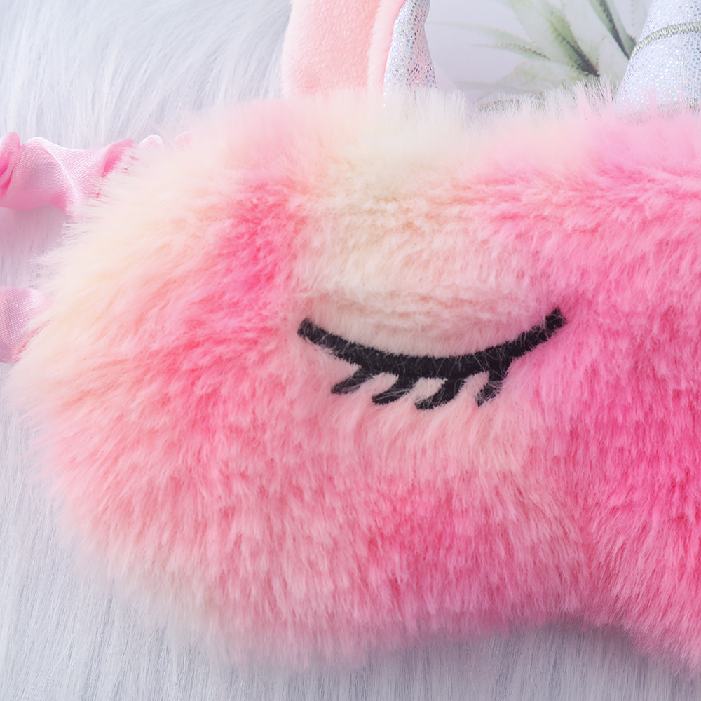 Soft & Colorful Sleeping Face Covering by Wholesalers: Plush Animal Eye Covers